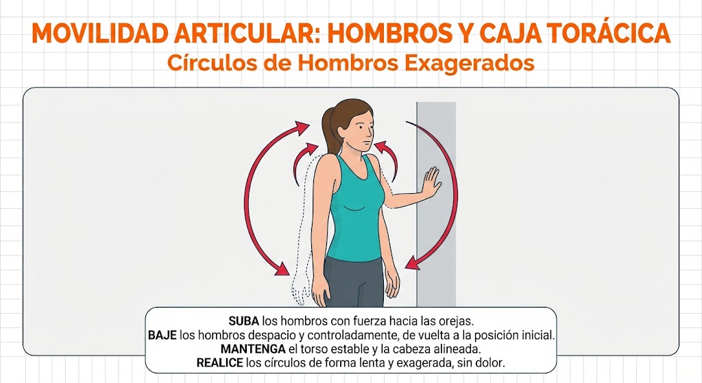 Círculos de Hombros Exagerados